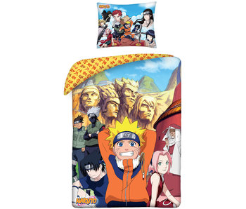 Naruto Bettbezug Hokage  140 x 200 cm + 70 x 90 cm Baumwolle