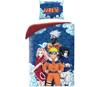 Naruto Duvet cover Sasuke Sakura Kakashi - 140 x 200 + 65 x 65 cm - Cotton