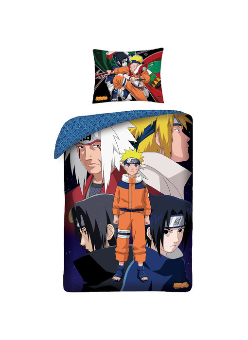 Naruto Bettbezug Konoha 140 x 200 + 65 x 65 cm Baumwolle