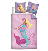 Barbie Housse de couette Sirène - Seul - 140 x 200 + 65 x 65 cm - Coton