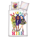 Rainbow High Duvet cover, Pose - Single - 140 x 200 + 63 x 63 cm - Polyester