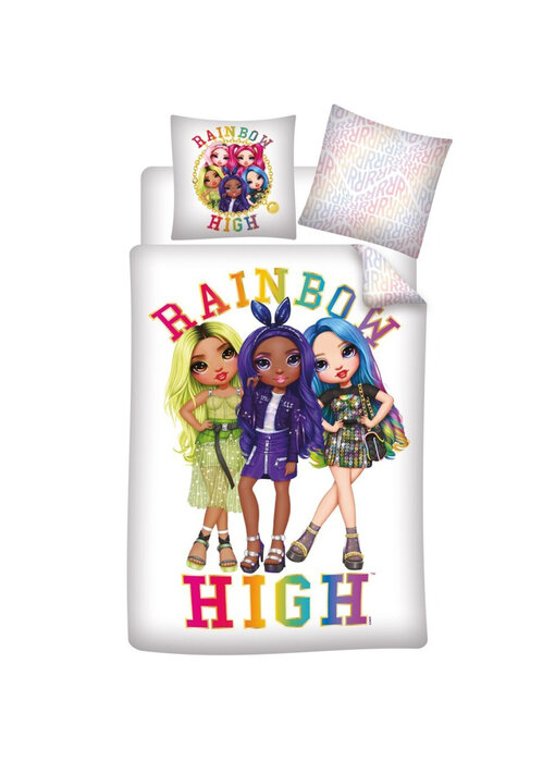 Rainbow High Bettbezug Pose 140 x 200 + 63 x 63 cm Polyester