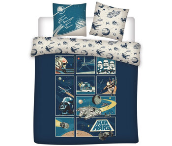 Star Wars Housse de couette Cartoon Frames 240 x 220 cm Coton