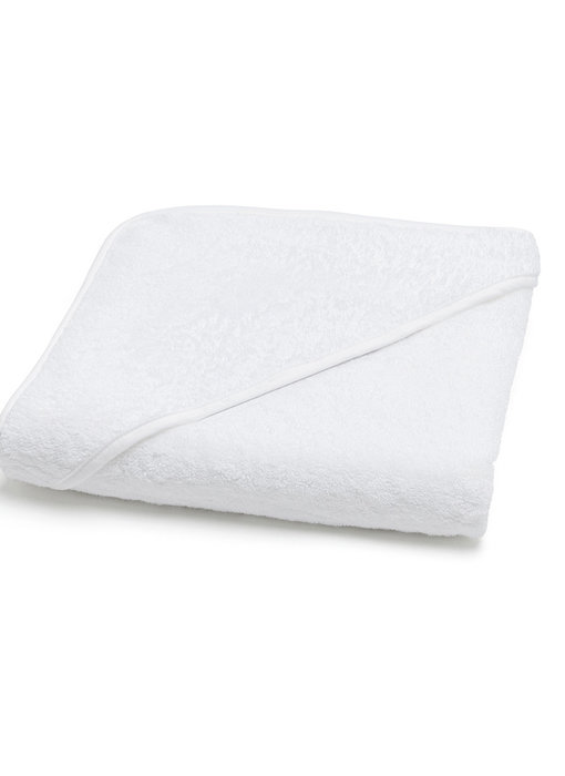 Torres Novas 1845 Poncho / Cape de bain Mira, Blanc 90 x 90 cm Coton