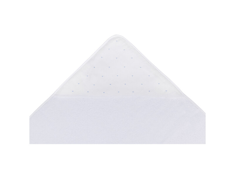 Torres Novas 1845 Textiel Poncho / Cape de bain, Mira Pois bleus - 90 x 90 cm - Coton, brodé main