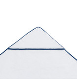 Torres Novas 1845 Textiel Poncho / Badecape Mira, Marineblau - 90 x 90 cm - Baumwolle