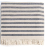 Torres Novas 1845 Serviette de plage Barra, Bleu - 100 x 180 cm - 100% Coton