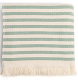 Torres Novas 1845 Serviette de plage Barra, Vert - 100 x 180 cm - 100% Coton