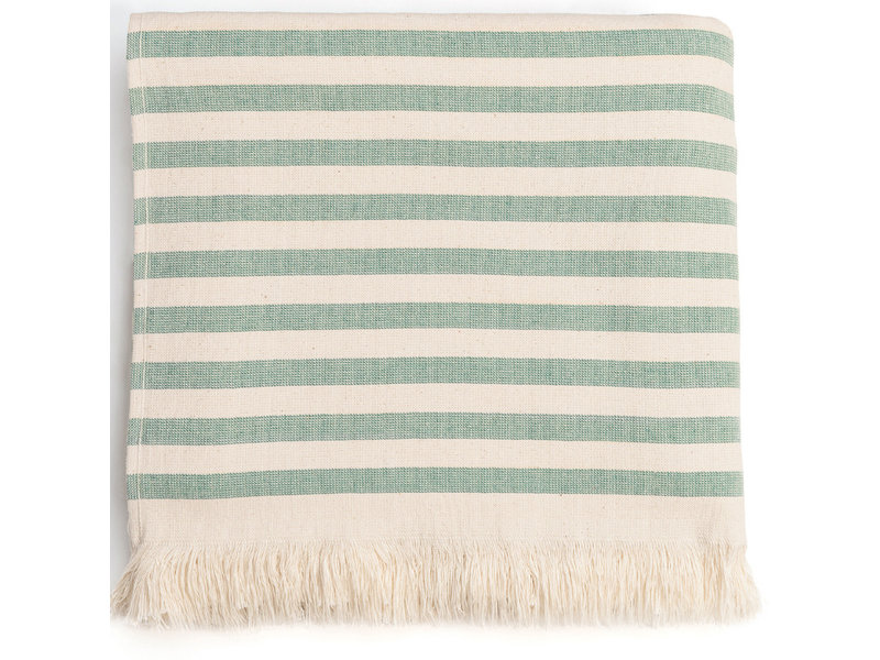 Torres Novas 1845 Beach towel Barra, Green - 100 x 180 cm - 100% Cotton