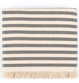 Torres Novas 1845 Textiel Beach towel Barra, Black - 100 x 180 cm - 100% Cotton