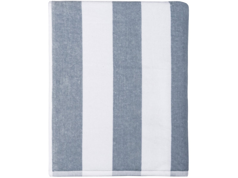 Torres Novas 1845 Serviette de plage Gibalta, Gris - 100 x 180 cm - 100% coton