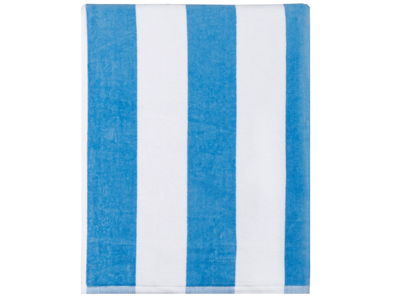 Torres Novas 1845 Serviette de plage Gibalta, Bleu - 100 x 180 cm - 100% coton
