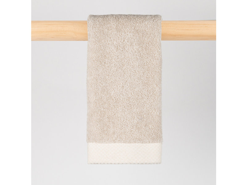 Torres Novas 1845 Textiel Gastendoekje DO ZERO, Grijs - 30 x 50 cm - 100% Katoen