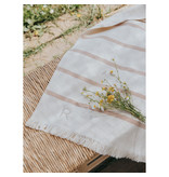 Torres Novas 1845 Textiel Strandtuch Boa-Nova, Beige - 70 x 130 cm - 100% Baumwolle