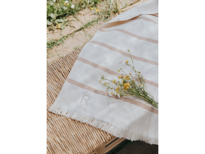 Torres Novas 1845 Textiel Beach towel Boa-Nova, Beige - 70 x 130 cm - 100% Cotton