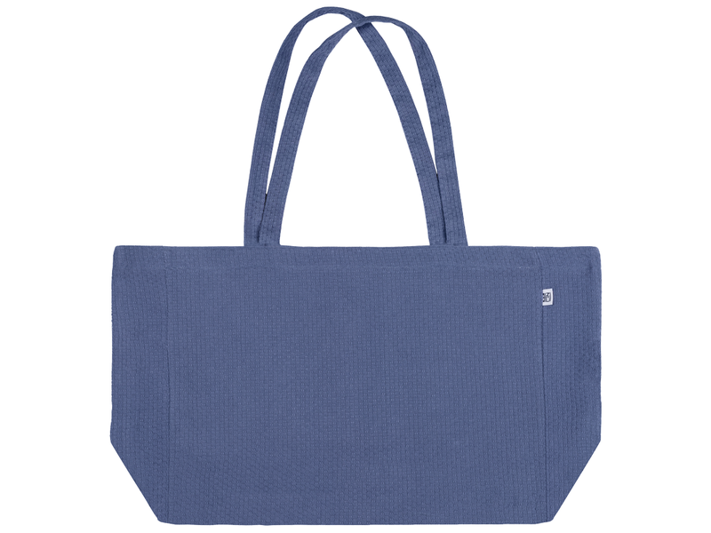 Torres Novas 1845 Textiel Beach bag Santa Maria, Blue - 41 x 29 x 14 cm - Cotton