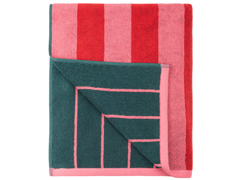 Torres Novas 1845 Beach towel Pena, Pink - 100 x 180 cm - 100% Cotton