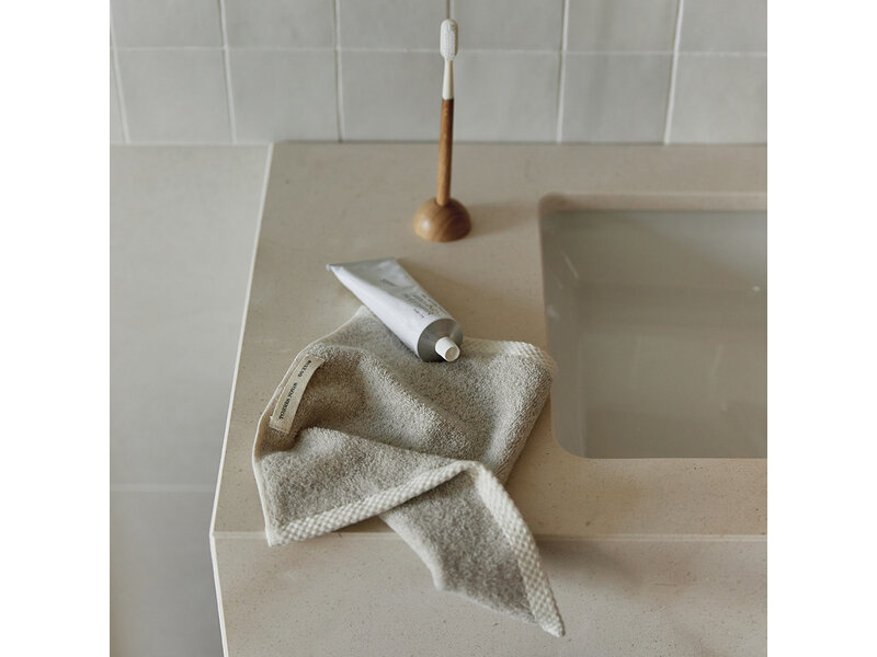 Torres Novas 1845 Textiel Kosmetiktuch DO ZERO, Grau - 30 x 30 cm - 100% Baumwolle