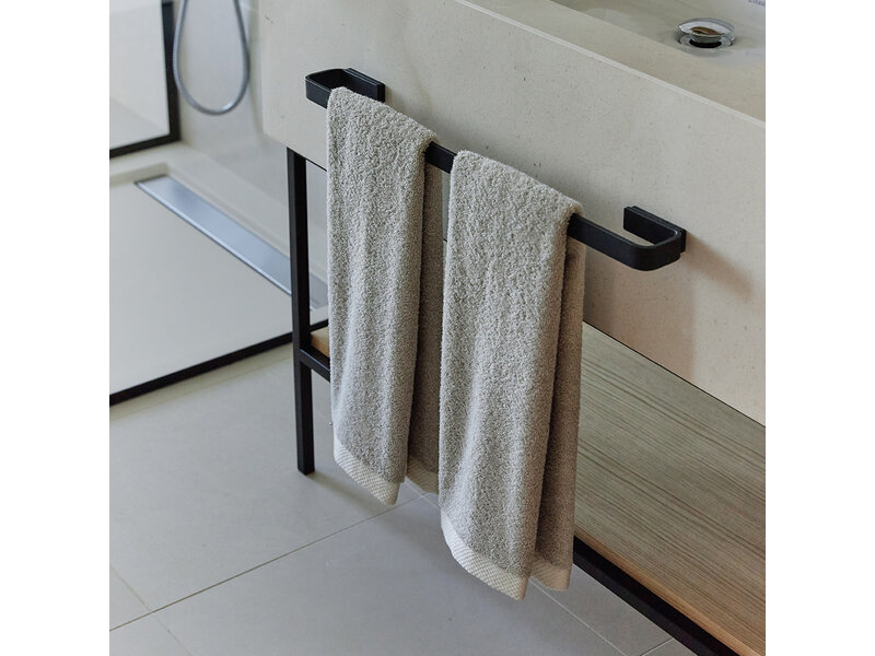 Torres Novas 1845 Textiel Towel DO ZERO, Gray - 50 x 100 cm - 100% Cotton
