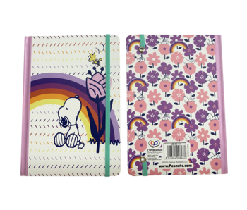 Snoopy Carnet Arc-en-ciel A5