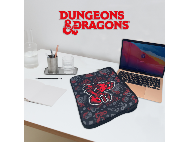 Dungeons & Dragons Housse pour ordinateur portable 14", Monstres - 36 x 26 x 2 cm - Polyester