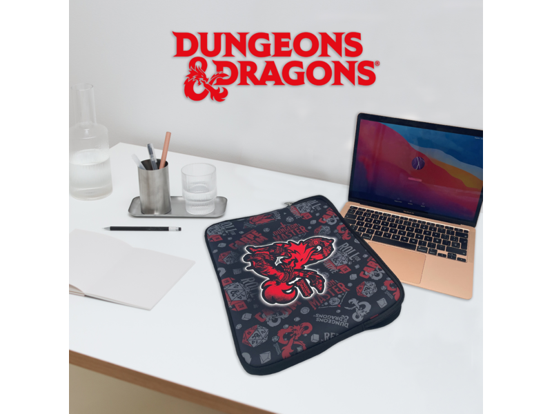 Dungeons & Dragons Laptop Hoes 14", Monsters - 36 x 26 x 2 cm - Polyester