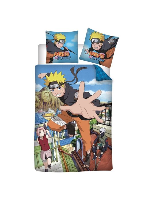 Naruto Duvet cover Shippuden 140 x 200 cm 65 x65 Cotton