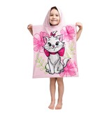 Disney Marie Cat Poncho / Badcape Flower - 50 x 115 cm - Katoen