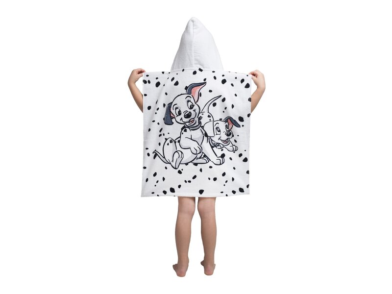 Disney 101 Dalmatiërs Poncho / Badcape Puppies - 50 x 115 cm - Katoen