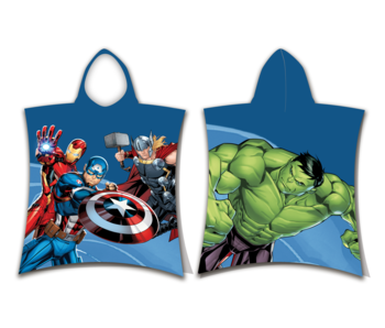 Marvel Avengers Poncho / Cape de bain Action 50 x 115 Coton