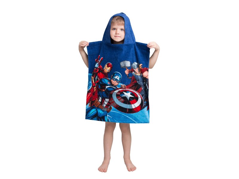 Marvel Avengers Poncho / Badcape Action - 50 x 115 cm - Katoen