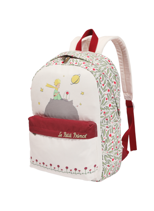 De Kleine Prins Rucksack Rose 40 x 29 cm Baumwolle / Polyester