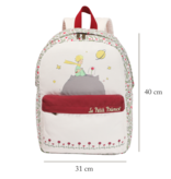 De Kleine Prins Sac à dos, Rose - 40 x 29 x 11 cm - Coton / Polyester