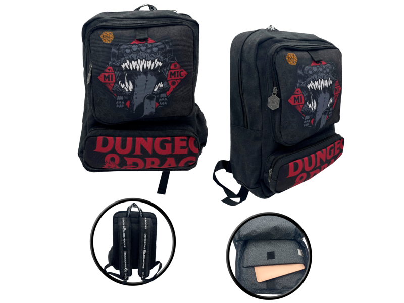 Dungeons & Dragons Rucksack, Monster – 42 x 30 x 11 cm – Baumwolle/Polyester