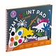 Schilders blok Regenboog Dino
