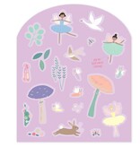 Floss & Rock Stickerbuch mit wiederverwendbaren Aufklebern, Schwanensee – 27,5 x 21,5 x 1 cm – Multi