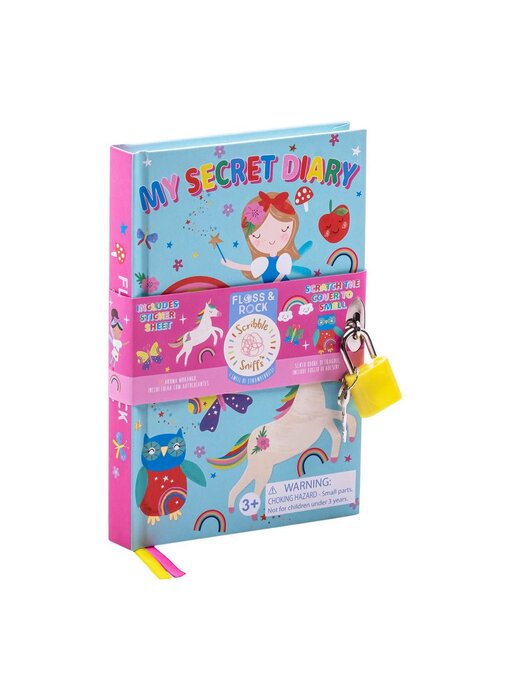 Floss & Rock Diary Rainbow Elf 15 x 10 cm with lock