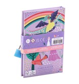 Floss & Rock Diary Fairytale - 15 x 10 x 1.5 cm - with scent, stickers & lock