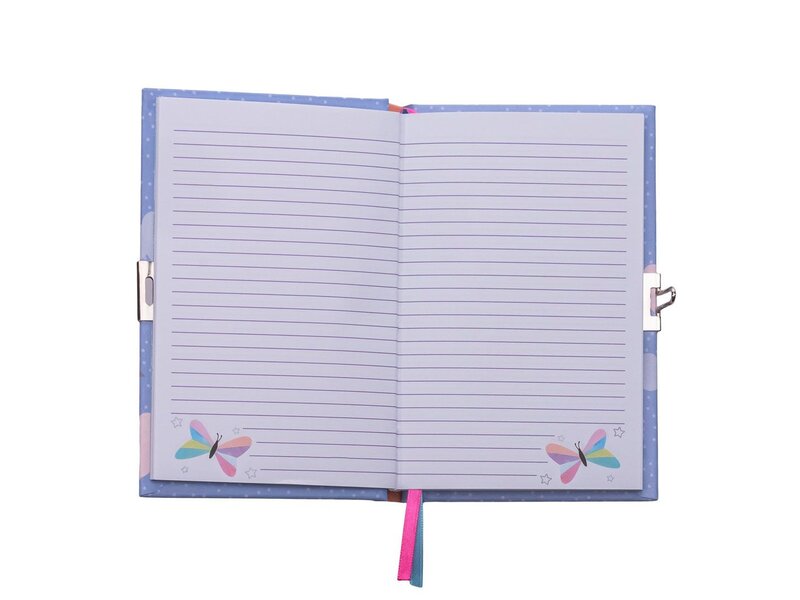 Floss & Rock Diary Fantasy - 15 x 10 x 1.5 cm - with scent, stickers & lock