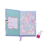 Floss & Rock Journal Fantaisie - 15 x 10 x 1,5 cm - avec parfum, autocollants & cadenas