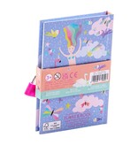 Floss & Rock Journal Fantaisie - 15 x 10 x 1,5 cm - avec parfum, autocollants & cadenas