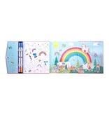 Floss & Rock Magnetische Speeldoos, Regenboog Elfje - 4 in 1 - 23,5 x 22,5 x 2cm