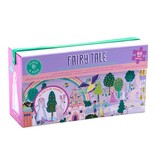 Floss & Rock Puzzle de sol, Contes de fées - 60 pièces - 132 x 32 cm - avec figurines pop-out