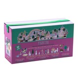 Floss & Rock Puzzle de sol, Contes de fées - 60 pièces - 132 x 32 cm - avec figurines pop-out