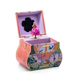 Floss & Rock Music / Jewelery box, Fairytale carriage - 13 x 13 x 8.5 cm - Multi