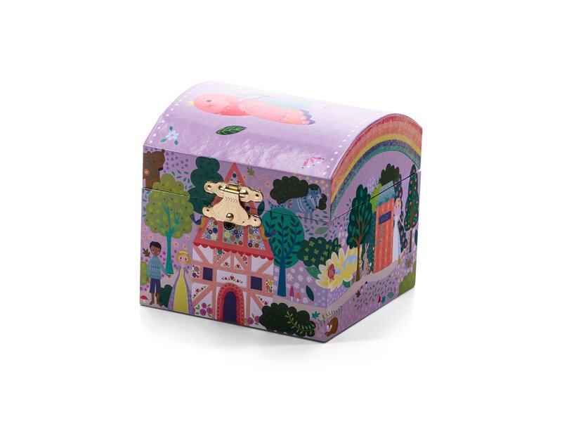 Floss & Rock Music / Jewelery Box, Fairy Tale - 13 x 13 x 8.5 cm - Multi