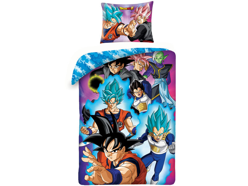 Dragon Ball Z Bettbezug, Shonen – Einzelbett – 140 x 200 cm – Baumwolle