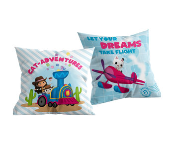 Gabby's poppenhuis Coussin Chat Aventure 40 x 40 cm Polyester