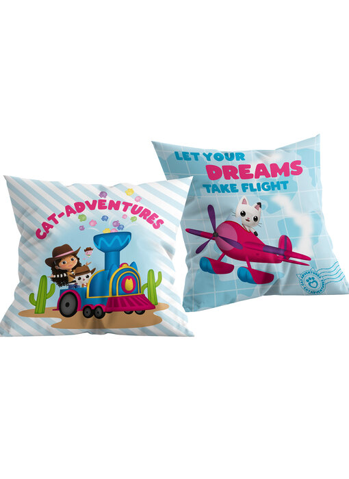 Gabby's poppenhuis Coussin Chat Aventure 40 x 40 cm Polyester