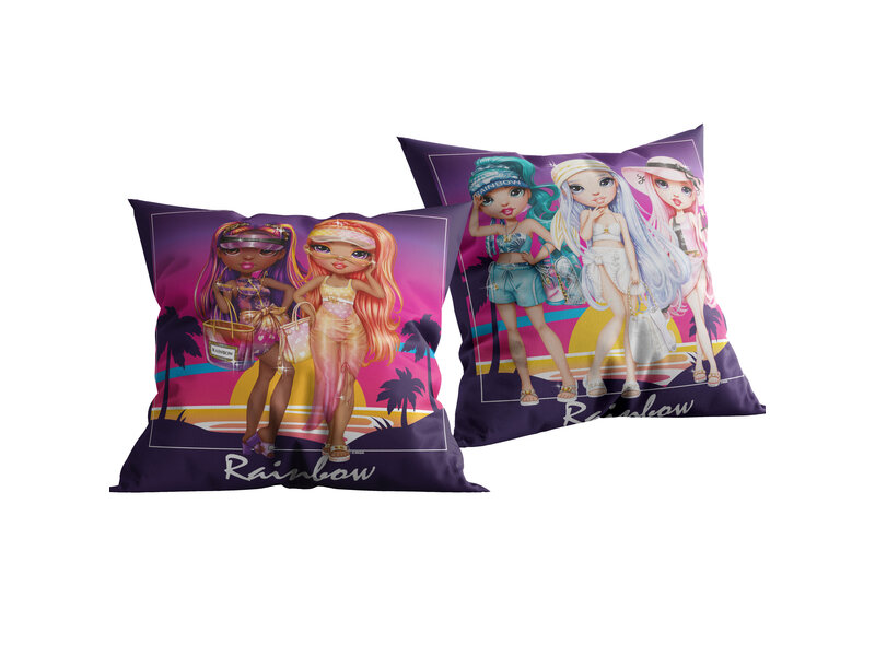 Rainbow High Cushion, Holiday - 40 x 40 cm - Polyester